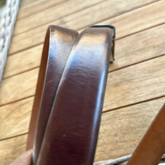 Trafalgar Wine Cortina Leather 356 Men’s Belt 38 - Picture 3 of 8